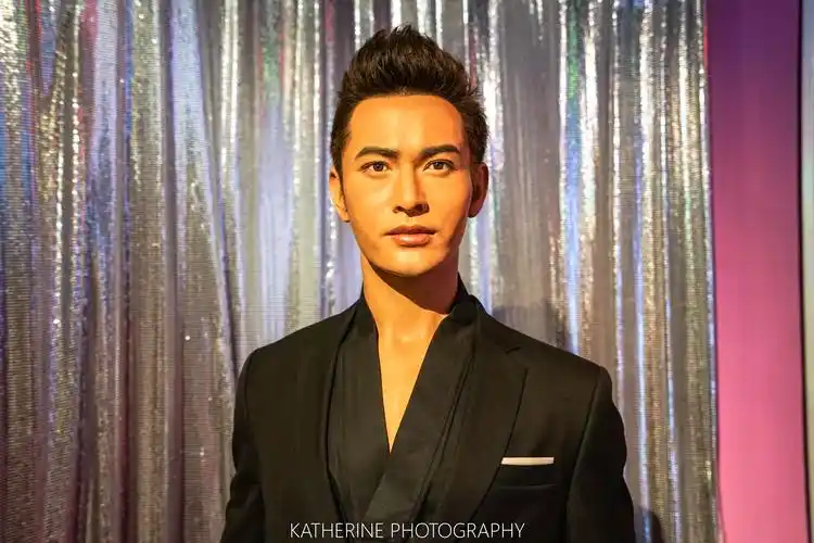 刘德华的蜡像最让我有惊喜,除了样子真的特别像以外,从旁边的蜡像介绍