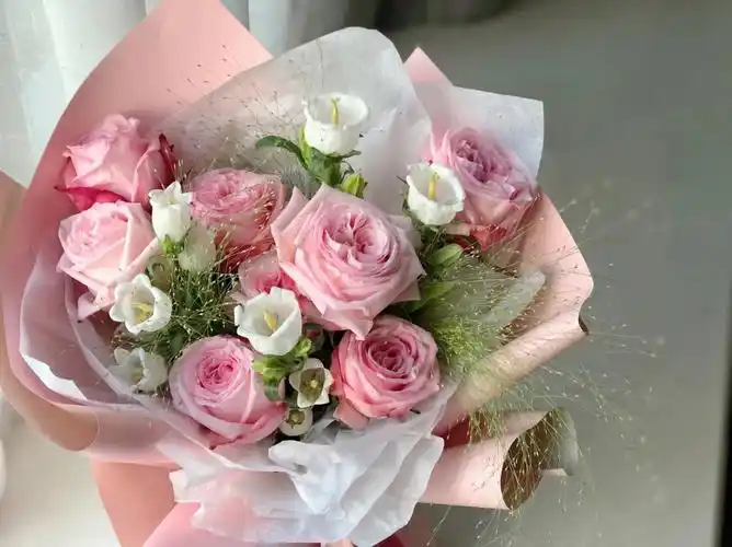 生日收到的小花束