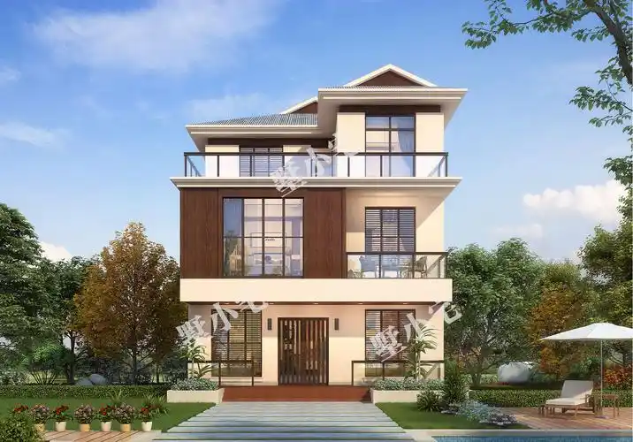 现代风推荐爆款-农村自建房别墅设计房子设计图纸-效果图合集-建房