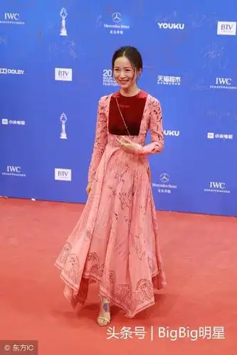 江一燕红毯活动照 这条裙很漂亮 网友:她哪都好看!