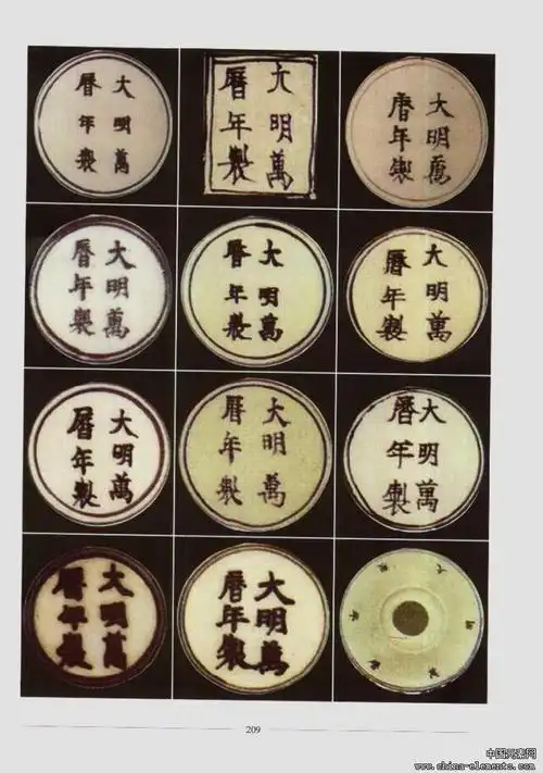 明清瓷器款识一览