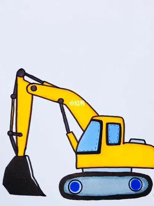 工程车幼儿园简笔画幼儿园简笔画文化绘画