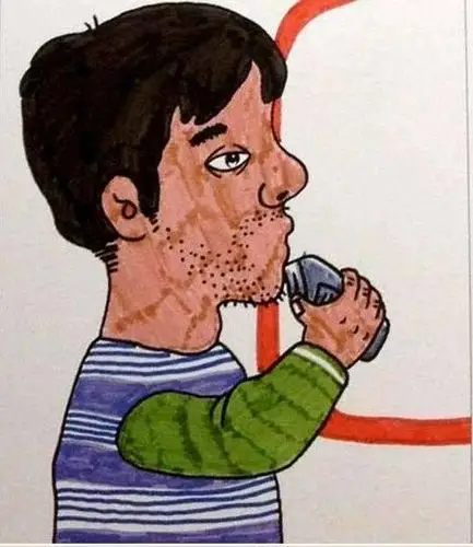 我的爸爸脸上有胡子  总喜欢用胡子扎我