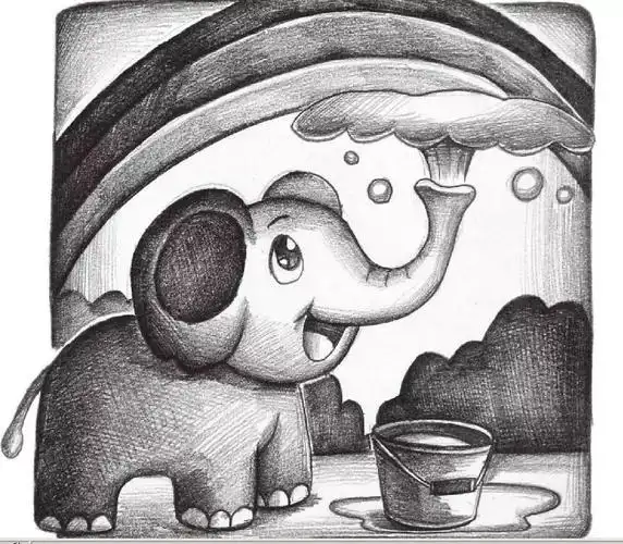 趣味素描校本材料