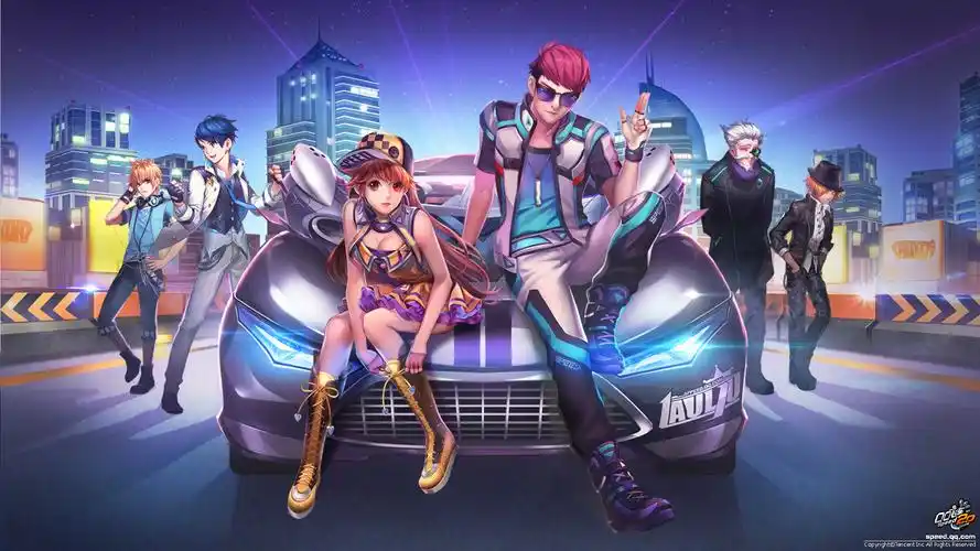 qq飞车精美游戏桌面壁纸图片大全