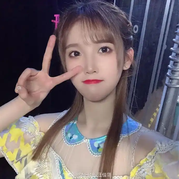 偶像女团snh48汪佳翎迷人可爱写真美照欣赏