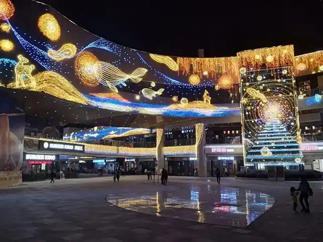 重庆金科乐方购物中心夜景设计-北京沃野建筑规划设计有限责任公司