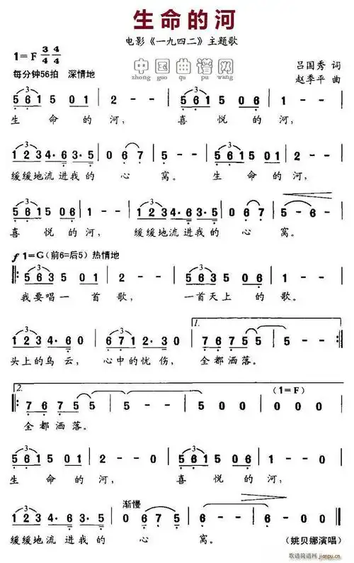 艺海弘文一人一艺第42辑舞蹈生命的河生命的河和弦歌谱生命的河生命的