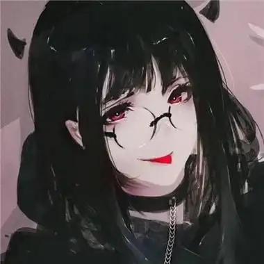 恶魔动漫头像女 高清好看的动漫女生图片冷酷恶魔头像_女生头像_美头