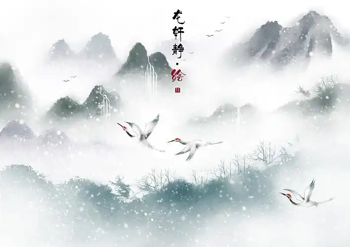 路出寒云外人归暮雪时