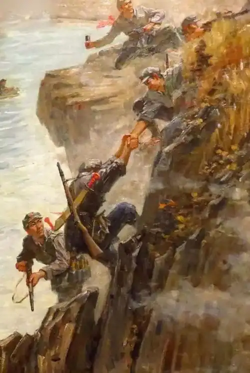 油画中的红军长征,多图值得收藏