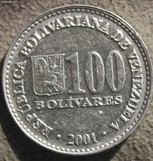 委内瑞拉100博利瓦一枚