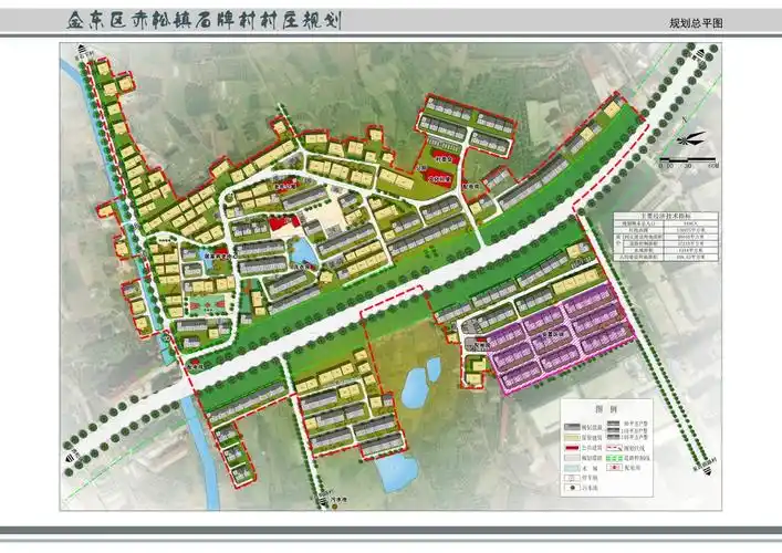 金东区赤松镇石牌村村庄规划20212035方案公告