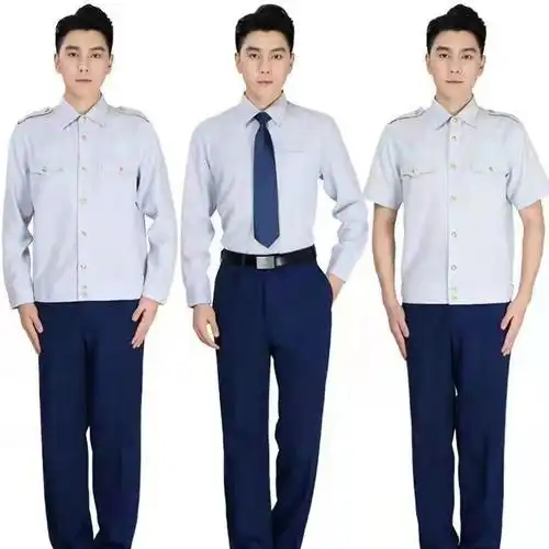 [厂家销售]消防员夏常服短袖上衣长袖衬衣内衬新款制式干部白短衬