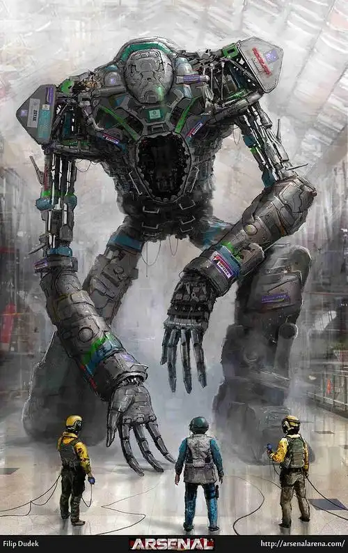 赛博朋克角色原画来自cgbookcn6