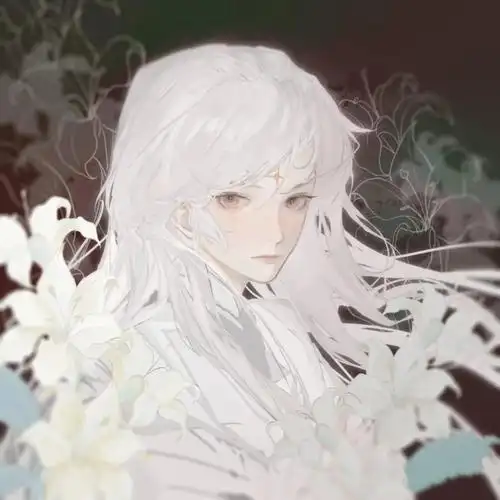 绝美白发古风男头|最是人间留不住,朱颜辞镜花辞树._腾讯新闻