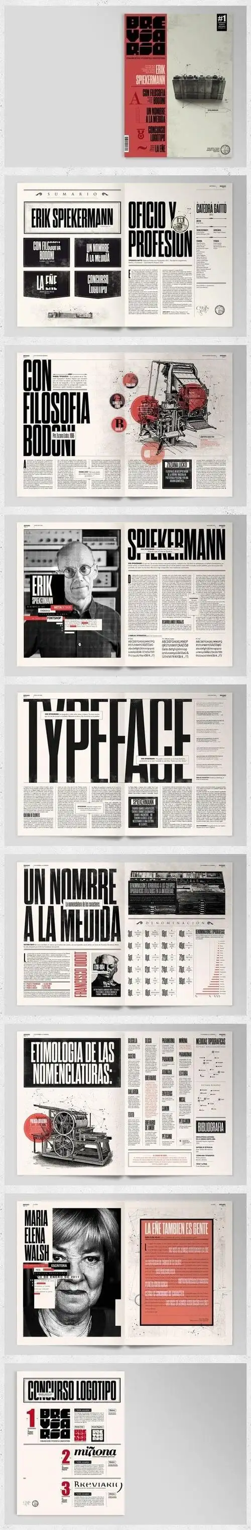 breviario杂志排版欣赏