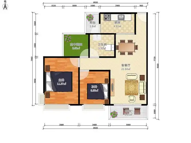 御湖半山华府户型图