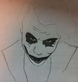 黑暗小丑简笔画黑暗小丑简笔画大全