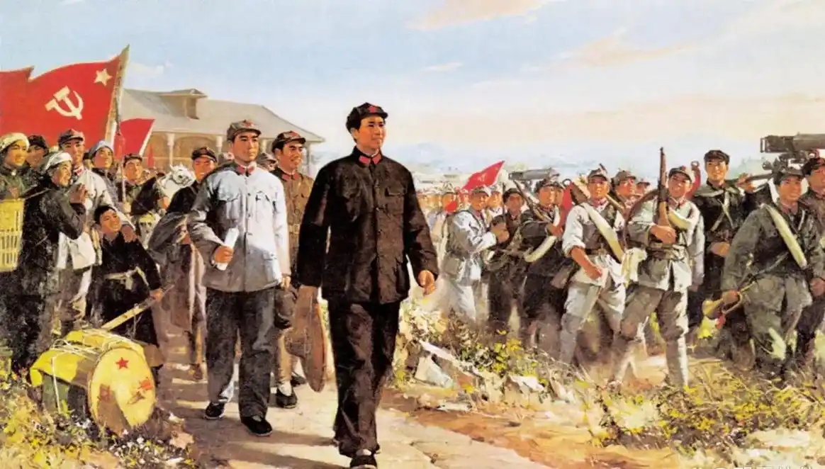 七律·长征.红军不怕远征难,万水千山只等闲.五岭逶迤腾巨浪 - 抖音