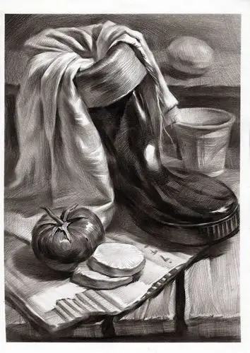 素描静物高分卷是这样的. . .