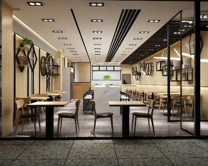快餐店装修风格