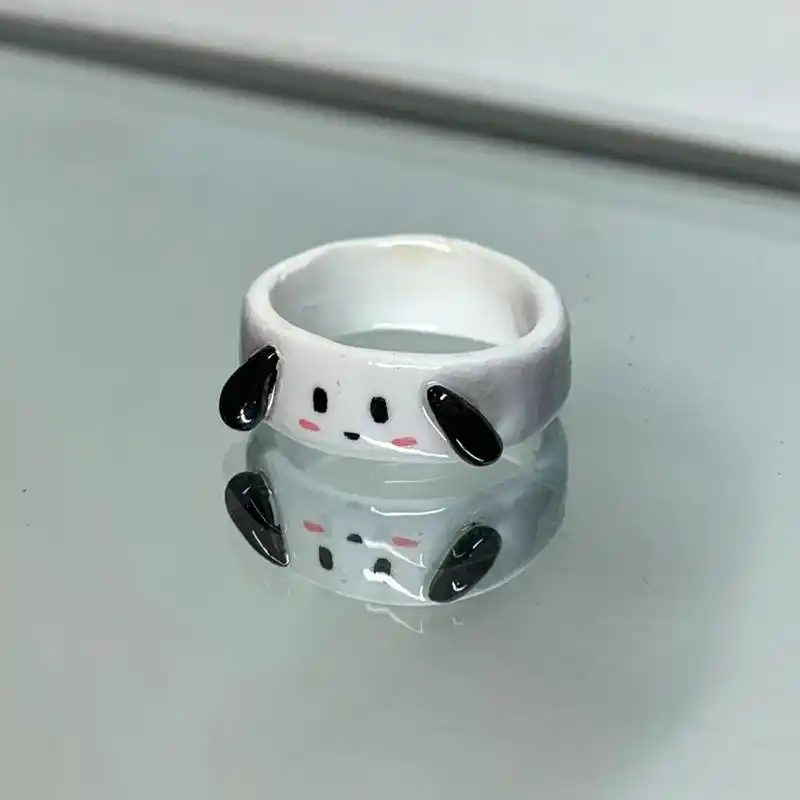 石塑粘土|带着自己捏的小戒指95出门啦～ 分享几个制作方法很简单的