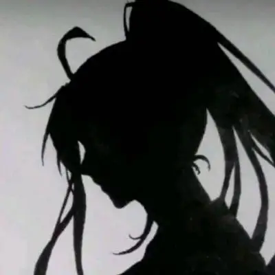 黑白丧系二次元个性漫画男头像大全