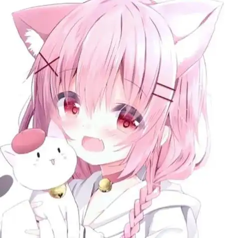动漫女生头像唯美二次元猫耳朵