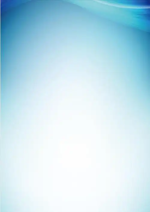 简约蓝色商务企业文档封面背景word模板21028彩色五边形背景公司企业