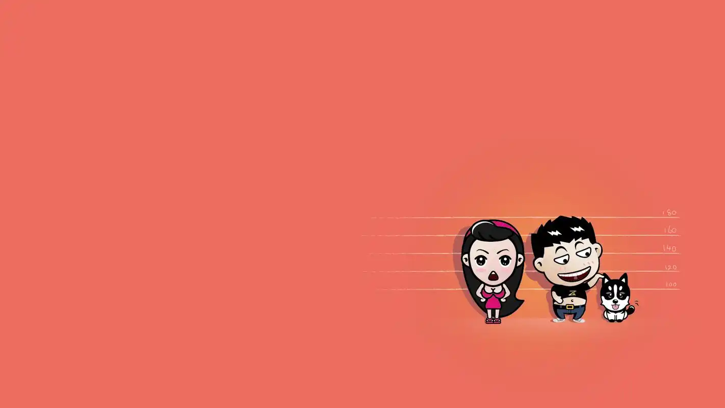 萌小胖卡通图片桌面壁纸