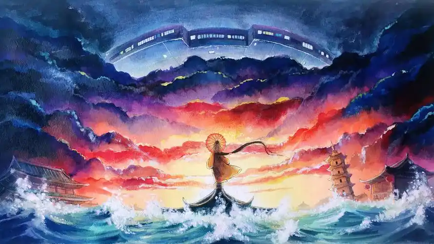 水漫金山|插画|商业插画|世良插画 - 原创作品 - 站酷 (zcool)