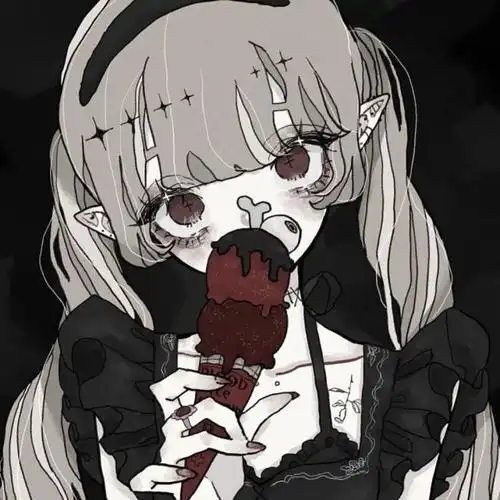 比起得到又失去我更喜欢一无所有暗黑风闺蜜头像丧系病娇感头像