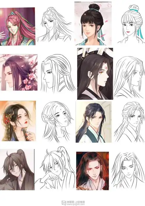 《古风插画鼻子的基本画法》by gf-70-231果冻