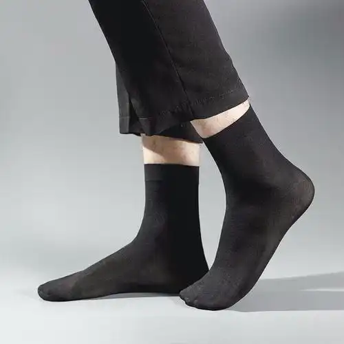 【顺丰配送】【20双】 男士丝袜 春夏季薄款透气防臭中筒袜子男商务