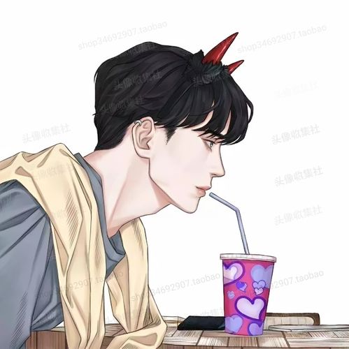 情侣头像 卡通动漫漫画男女 高清情头素材图 自动发货 头像收集社