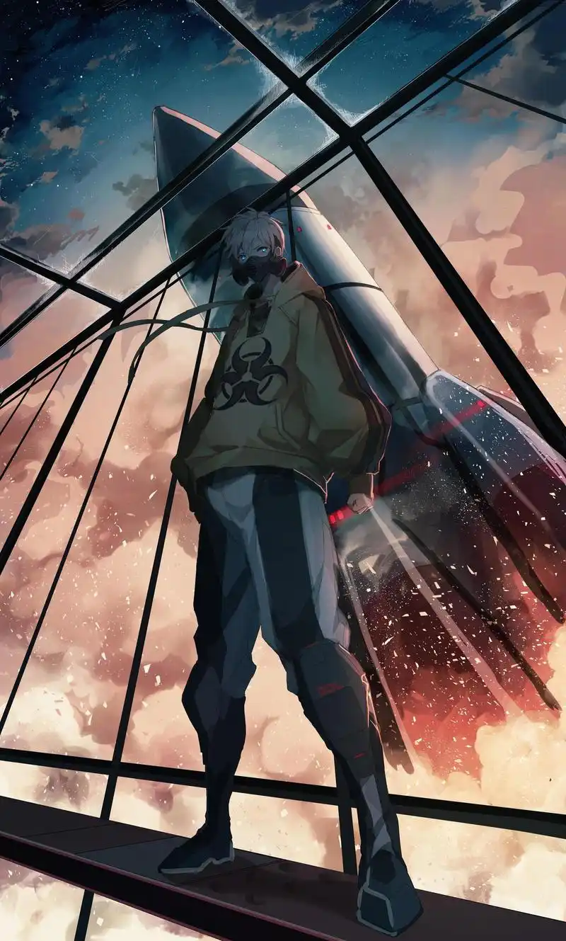 画师「bsm-135」作品欣赏:造型酷帅的二次元美少年插画