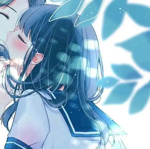 校园动漫情侣头像小清新情侣头3