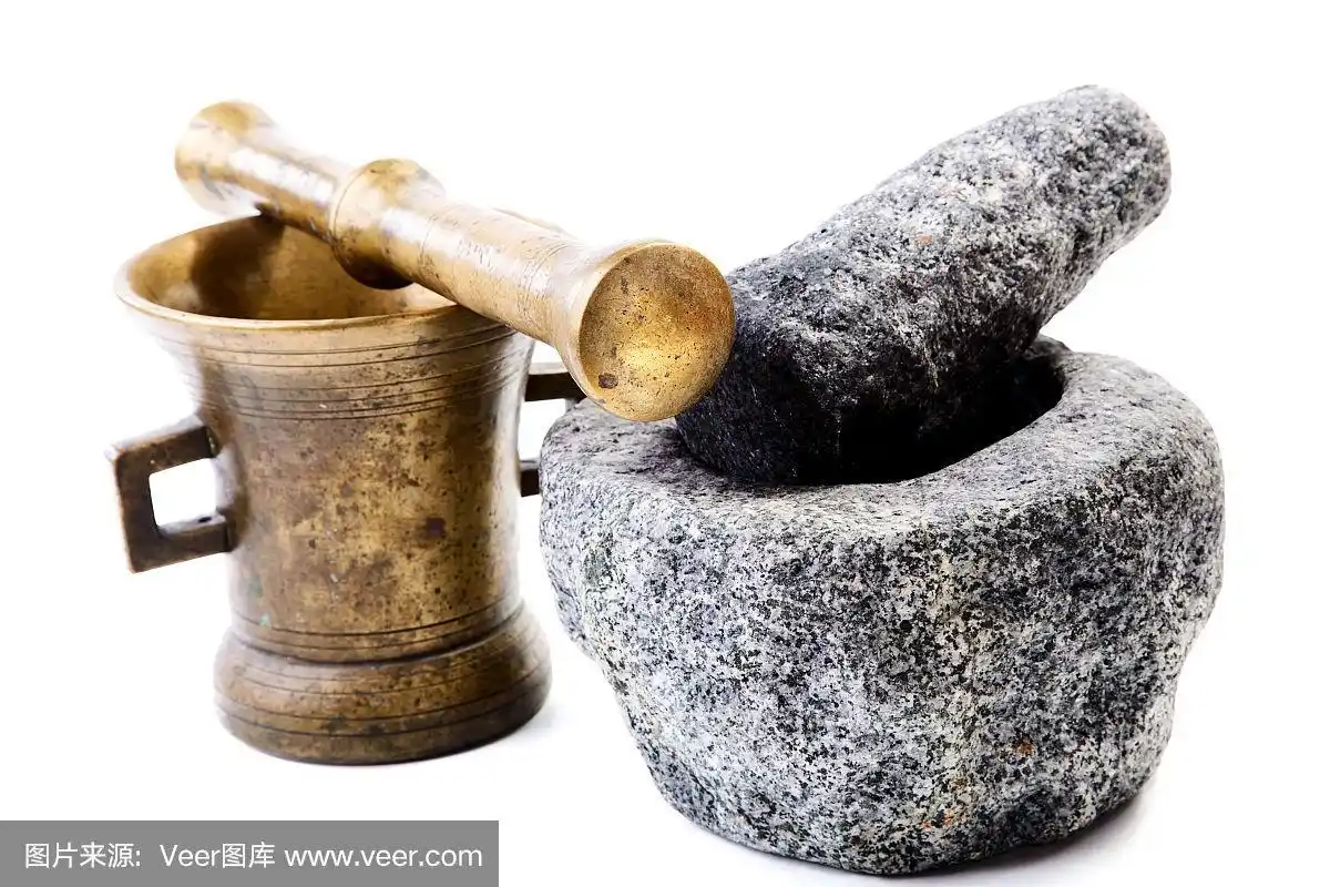 黄铜,研磨器,花岗岩,白色,黄色