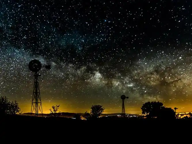 夜晚,天空,星星,星空 壁纸