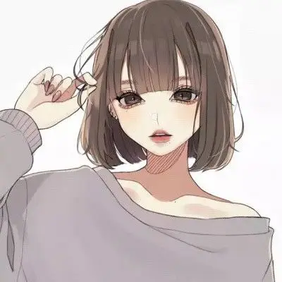 动漫高冷傲娇短发女头像短发冷艳女生动漫头像