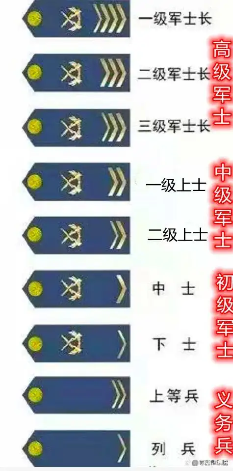 士兵衔级施行新制度再见四级军士长你好一级上士