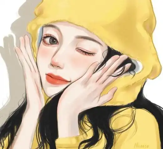 孙艺宁头像手绘 手绘头像图片大全 -【爱个性】