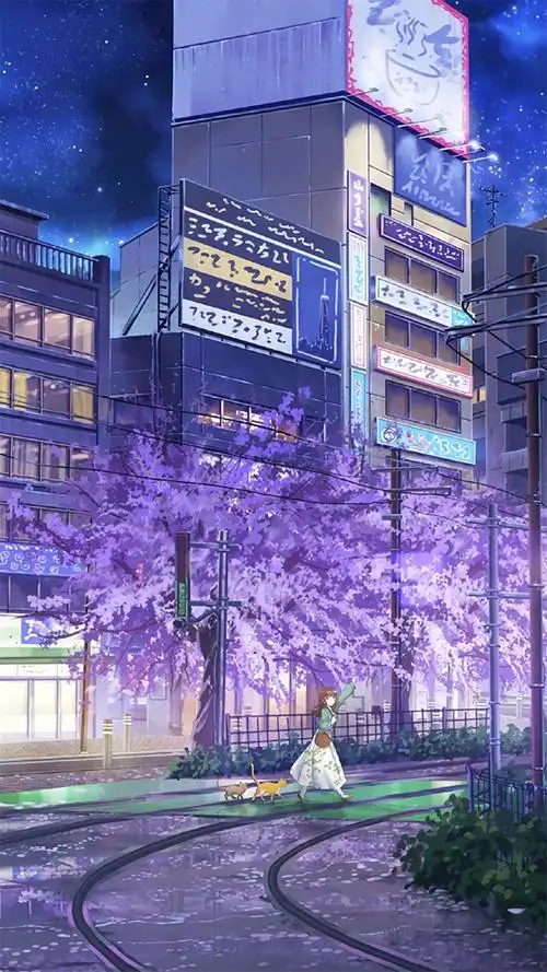 唯美梦幻动漫场景图片手机壁纸