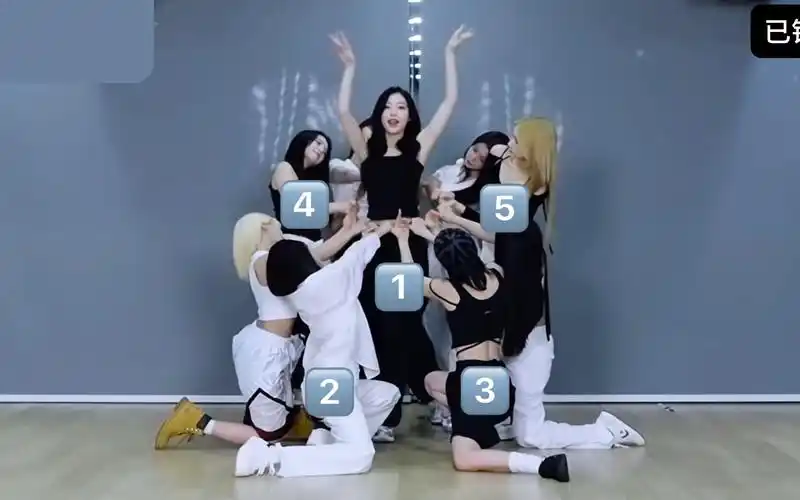 【五人轮c】kep1er"shooting star" 路演队形【已镜像】