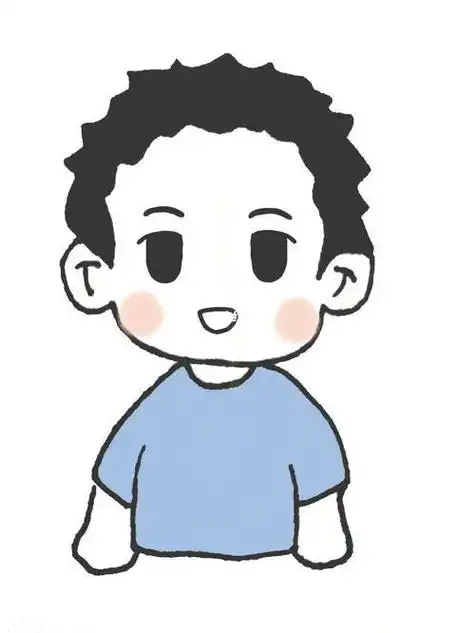 男孩自画像简笔画小男孩平头 小男生自画像简笔画