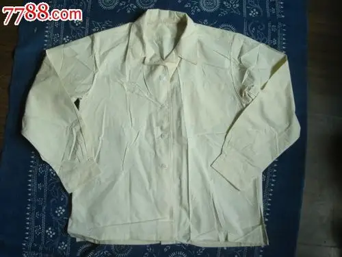 军纯棉白衬衣