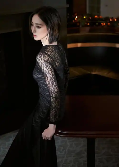 张钧甯蕾丝刺绣裙性感写真图片1014