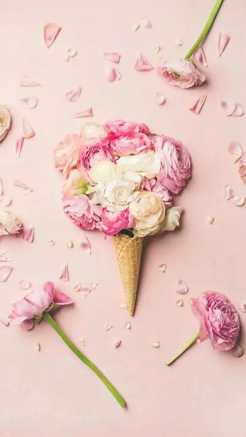 大全 夏天就是要来一支冰激凌吃的啊,小清新冰淇淋背景图(冰激凌壁纸