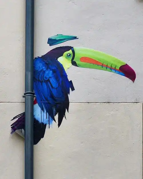 创意主题大幅墙绘